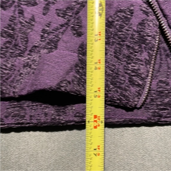 Urban Outfitters Purple Jacquard Asymmetrical Mini Skirt Small - Picture 7 of 8